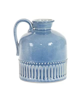 Slickblue Mini Ceramic Jug Vase With Handle (Set of 2)