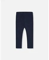 Deux par Deux Toddler Girls Rib Leggings Navy - Toddler|Child