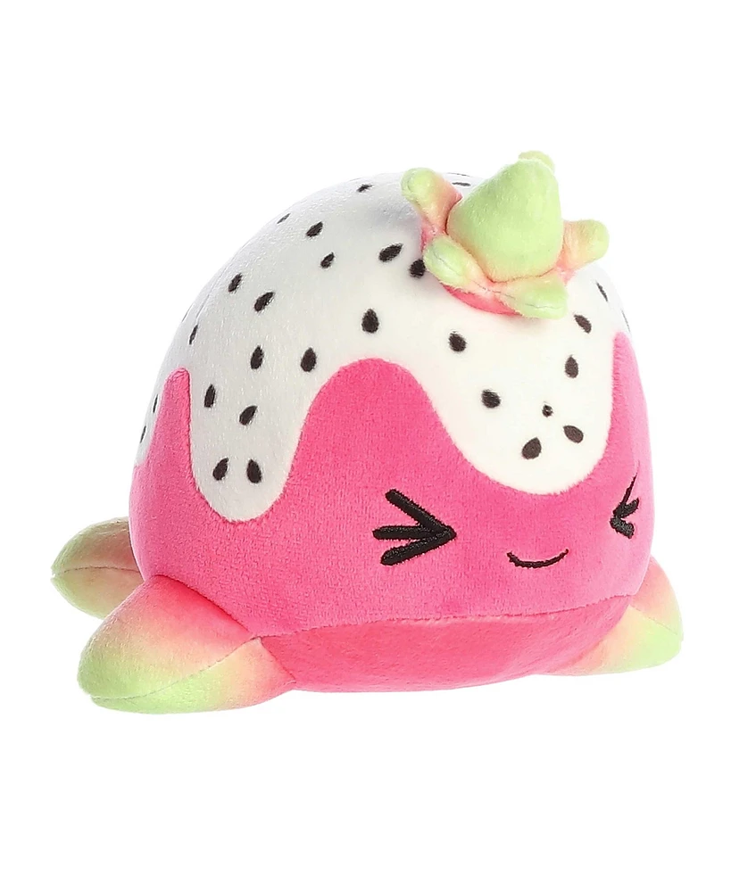 Aurora Small Dragon Fruit Nomwhal Tasty Peach Enchanting Plush Toy Pink 7"