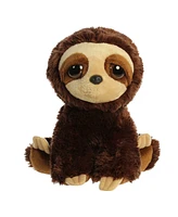 Aurora Medium Marley The Sloth Dreamy Eyes Enchanting Plush Toy Brown 10"