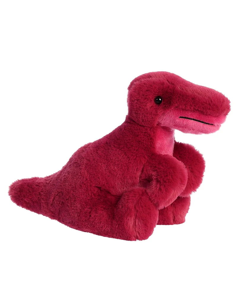 Aurora Medium Velociraptor Flopsie Adorable Plush Toy Red 12"