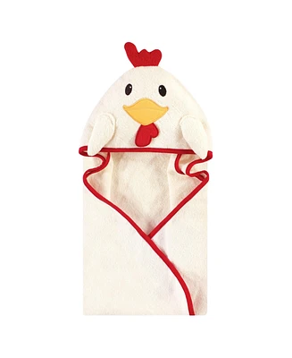 Hudson Baby Infant Unisex Cotton Animal Face Hooded Towel