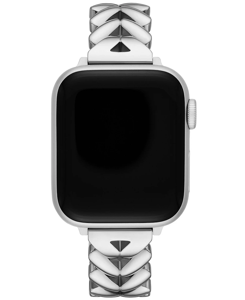 Kate Spade New York Silver-Tone Stainless Steel Band for Apple Watch 38mm-49mm - Silver