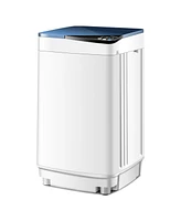 Slickblue Full-Automatic Washing Machine with Built-in Barrel For Laundry