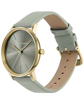 A|X Armani Exchange Women's Quartz Three-Hand Gray Leather 36MM