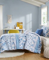 Intelligent Design Christa Floral Striped -Pc. Comforter Set