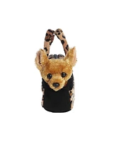 Aurora Small Chihuahua Fancy Pals Fashionable Plush Toy Brown 8"