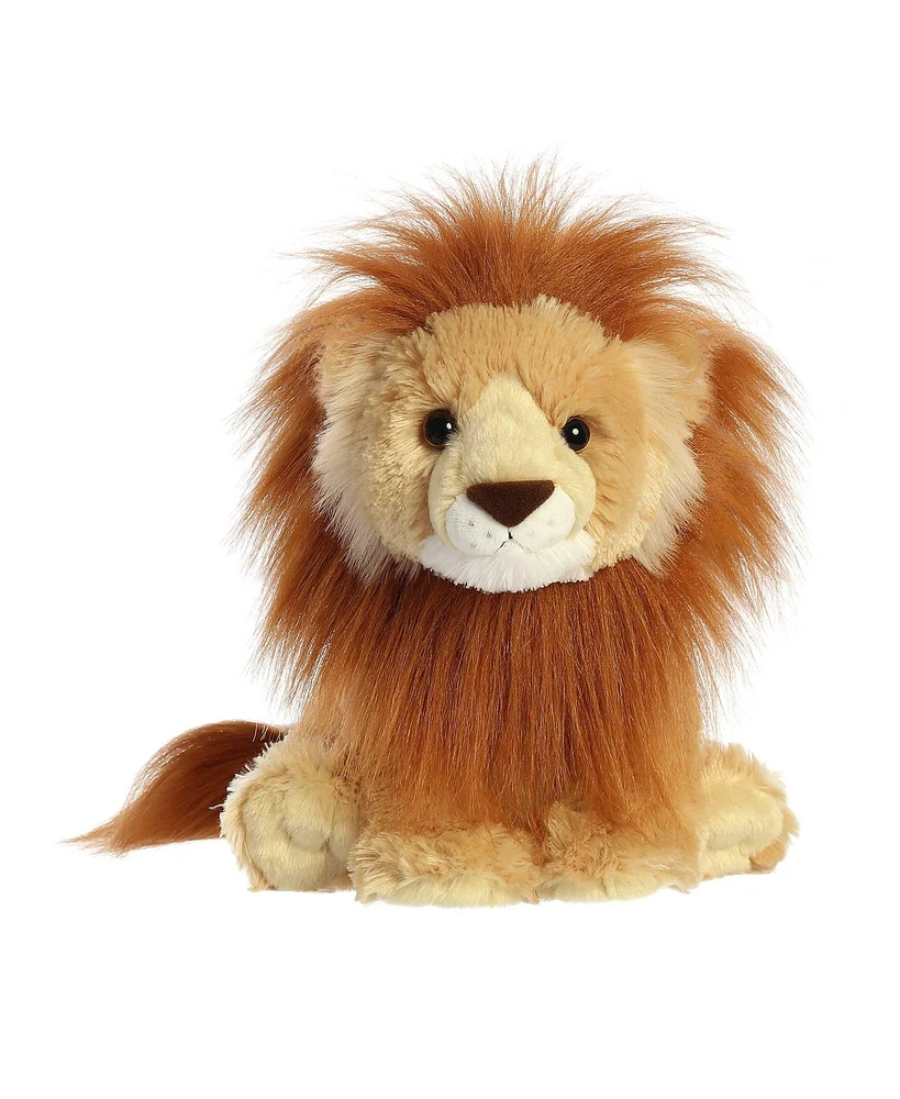 Aurora Medium Lion Destination Nation Adventurous Plush Toy Brown 12"