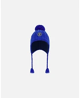 Deux par Boy Peruvian Knit Hat Royal Blue - Toddler|Child