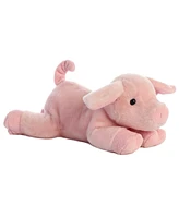 Aurora Medium Pickles Piglet Flopsie Adorable Plush Toy Pink 12"