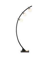 Possini Euro Design Rialto Mid Century Modern Arched Floor Lamp Standing 3