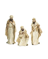 Slickblue Nativity Wisemen Figurines With Gold Accents (Set of 3)