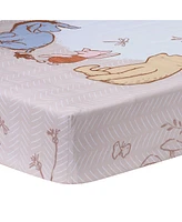 Lambs & Ivy Disney Baby Pooh Bear & Pals Photo Op Cotton Baby Fitted Crib Sheet