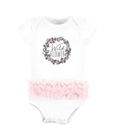 Hudson Baby Baby Girls Cotton Bodysuits