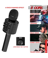 5 Core Wireless Karaoke Microphone Bluetooth Mic Portable Handheld Microfonos Inalambricos