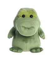 Aurora Large Happy Alligator Happy Hippo and Friends Whimsical Plush Toy Green 13"