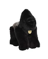 Aurora Large Silverback Gorilla Miyoni Realistic Plush Toy Black 13"