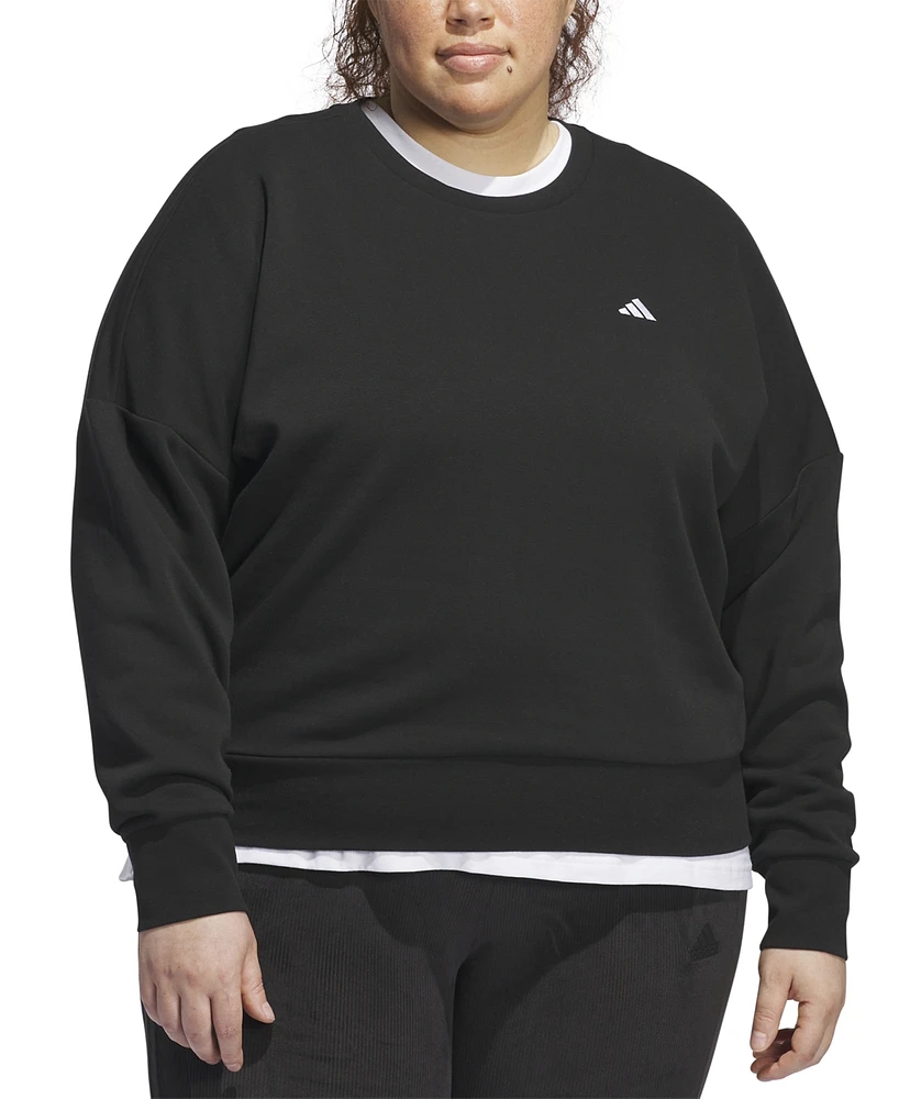 adidas Plus Small Logo Crewneck Sweatshirt