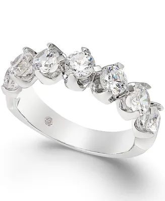 Diamond Scalloped Band (1-1/2 ct. t.w.) in 14k White Gold