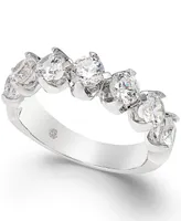 Diamond Scalloped Band (1-1/2 ct. t.w.) in 14k White Gold