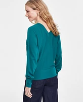 I.n.c. International Concepts Women's V-Neck Sweater, Created for Macy's