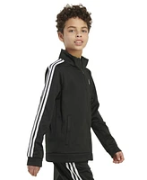 adidas Little Boys Zip Front Iconic Tricot Jacket