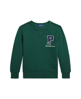 Polo Ralph Lauren Toddler and Little BoysFleece Letterman Sweatshirt