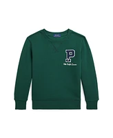 Polo Ralph Lauren Toddler and Little BoysFleece Letterman Sweatshirt