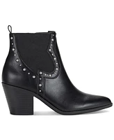 Sun + Stone Women's Indianaa Western Block Heel Dress Booties, Created for Macy's