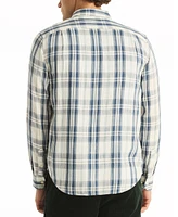 Nautica Men's Classic-Fit Plaid Button-Down Twill Shirt