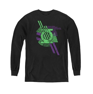 Dc Comics Boys Youth Lantern Shapes Long Sleeve Sweatshirts