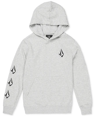 Volcom Big Boys Iconic Stone Fleece Hoodie