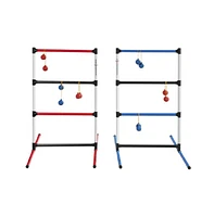 Slickblue Indoor Outdoor Portable Ladder Ball Toss Game Set with Bag