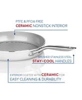 Techef CeraTerra - 12 Inch Grill Pan