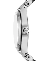 Michael Kors Women's Lennox Three-Hand Stainless Steel Watch 37mm - Silver