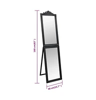 vidaXL Free-Standing Mirror 15.7"x63