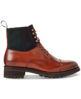 Polo Ralph Lauren Men's Bryson Leather & Wool Cap-Toe Boot