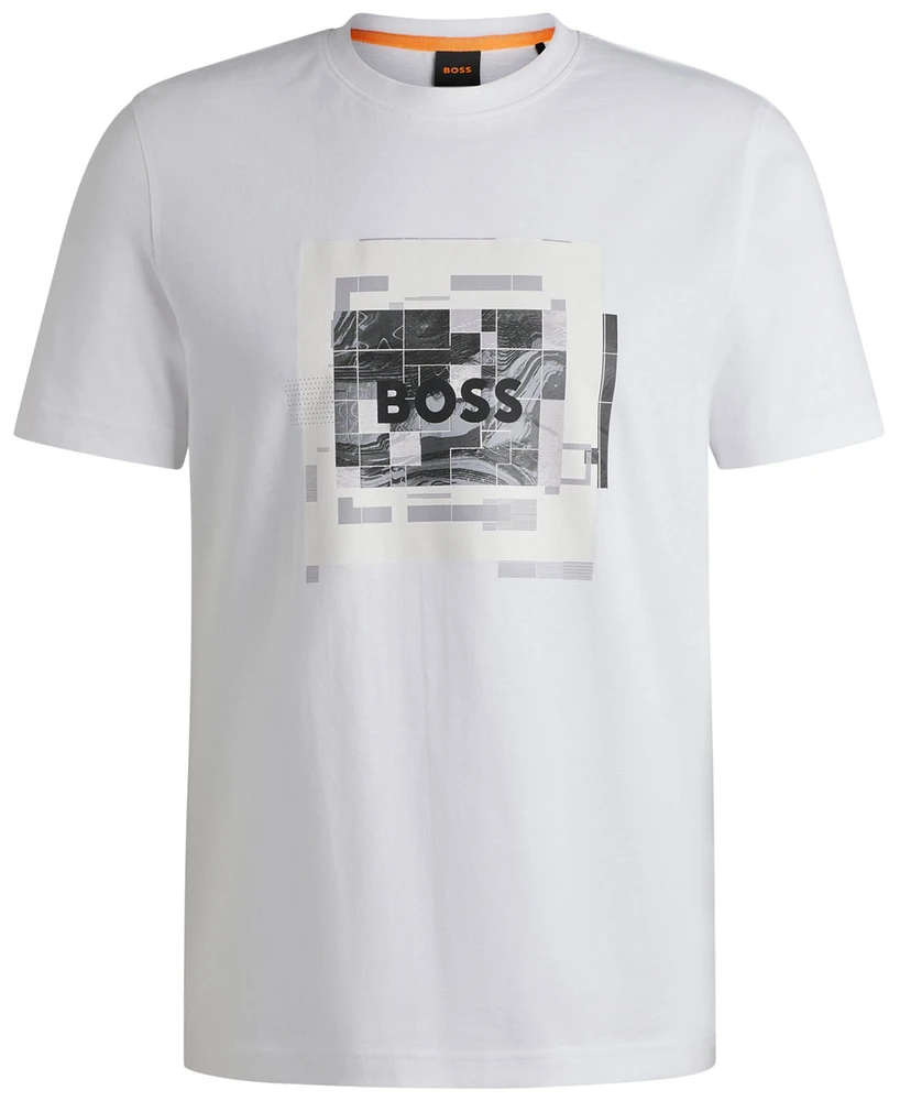 Boss by Hugo Men's Logo-Artwork T-Shirt