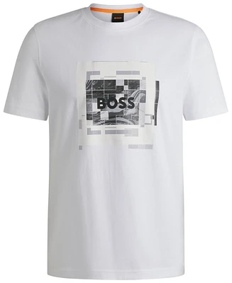 Boss by Hugo Men's Logo-Artwork T-Shirt