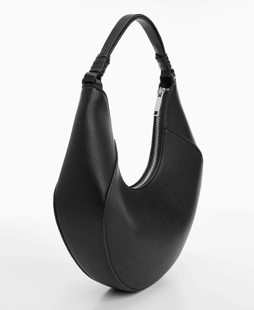 Mango Women's Leather-Effect Shoulder Bag