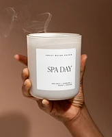 Sweet Water Decor Spa Day Soy Candle - Tan Matte Jar - 15 oz