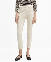 Mango Women's Crop Skinny Pants