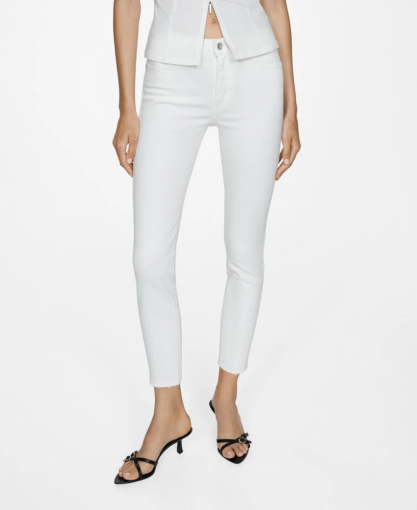 Mango Women's Skinny Cropped Jeans