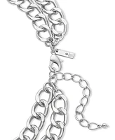 I.n.c. International Concepts Layered Chain Necklace, 18" + 3" extender, Created for Macy's