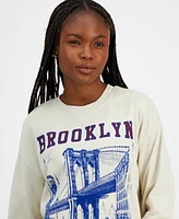 Rebellious One Juniors' Brooklyn Graphic Sweatshirt