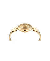 Plein Sport Women's Opium 2 Hand Quartz Ip Yellow Gold Bracelet 38mm