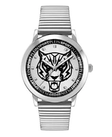 Plein Sport Men's Iron Tiger 3 Hand Quartz Stainless Steel Bracelet 44mm