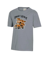 Comfortwash Big Boys and Girls Gray Tennessee Volunteers Dino Truck T-Shirt