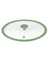 Kenmore Theodore 13 Inch Cast Aluminum Saute Pan W/ Lid Nonstick Interior and Induction Base