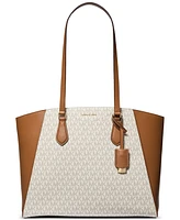 Michael Kors Taryn Logo Large Top Zip Tote